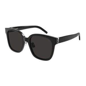 NEW SAINT LAURENT SUNGLASSES SL M105/F-B 001 WOMEN SQUARE BLACK SLM105/F-B 001